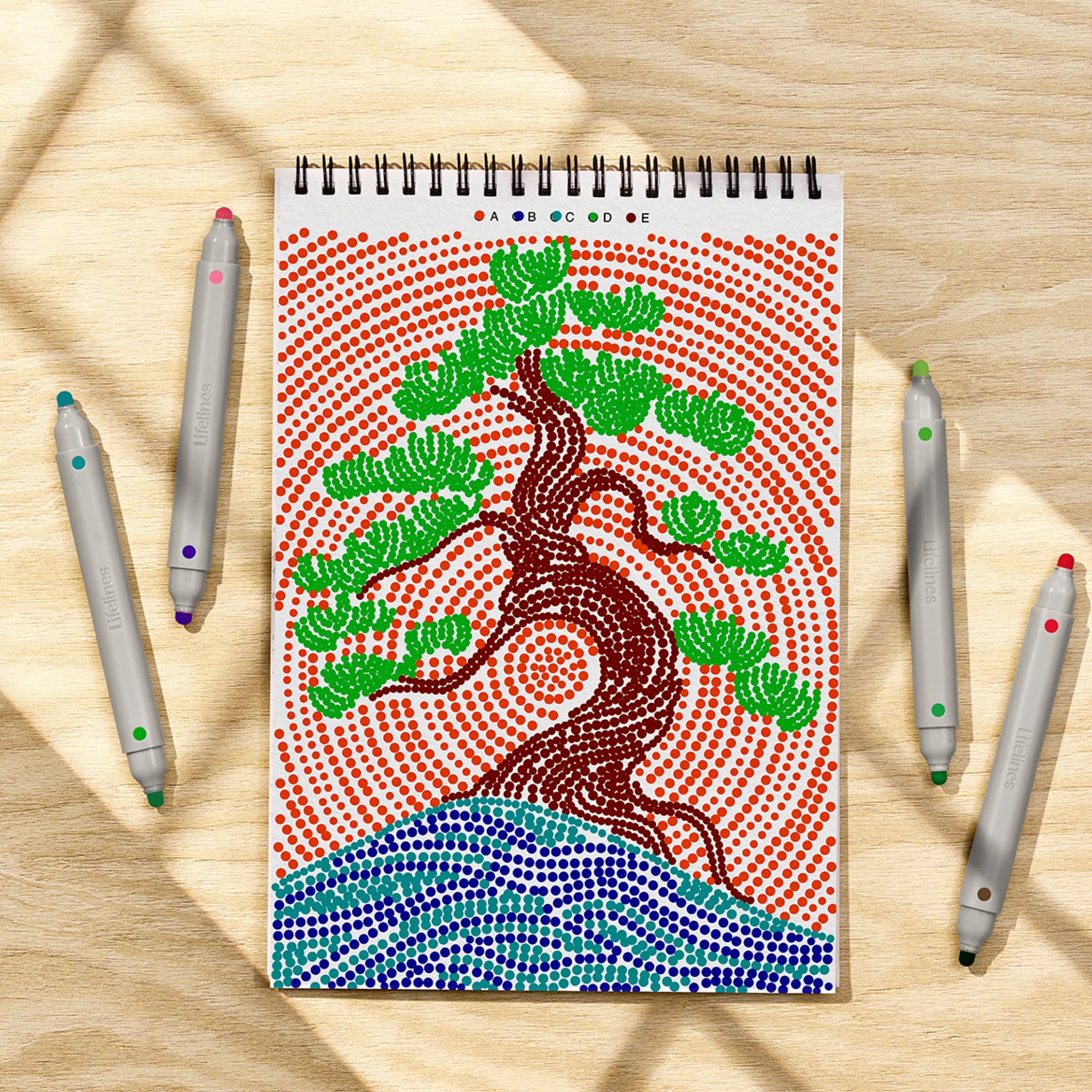 FlowArt® - Dot-By-Letter, Landscapes