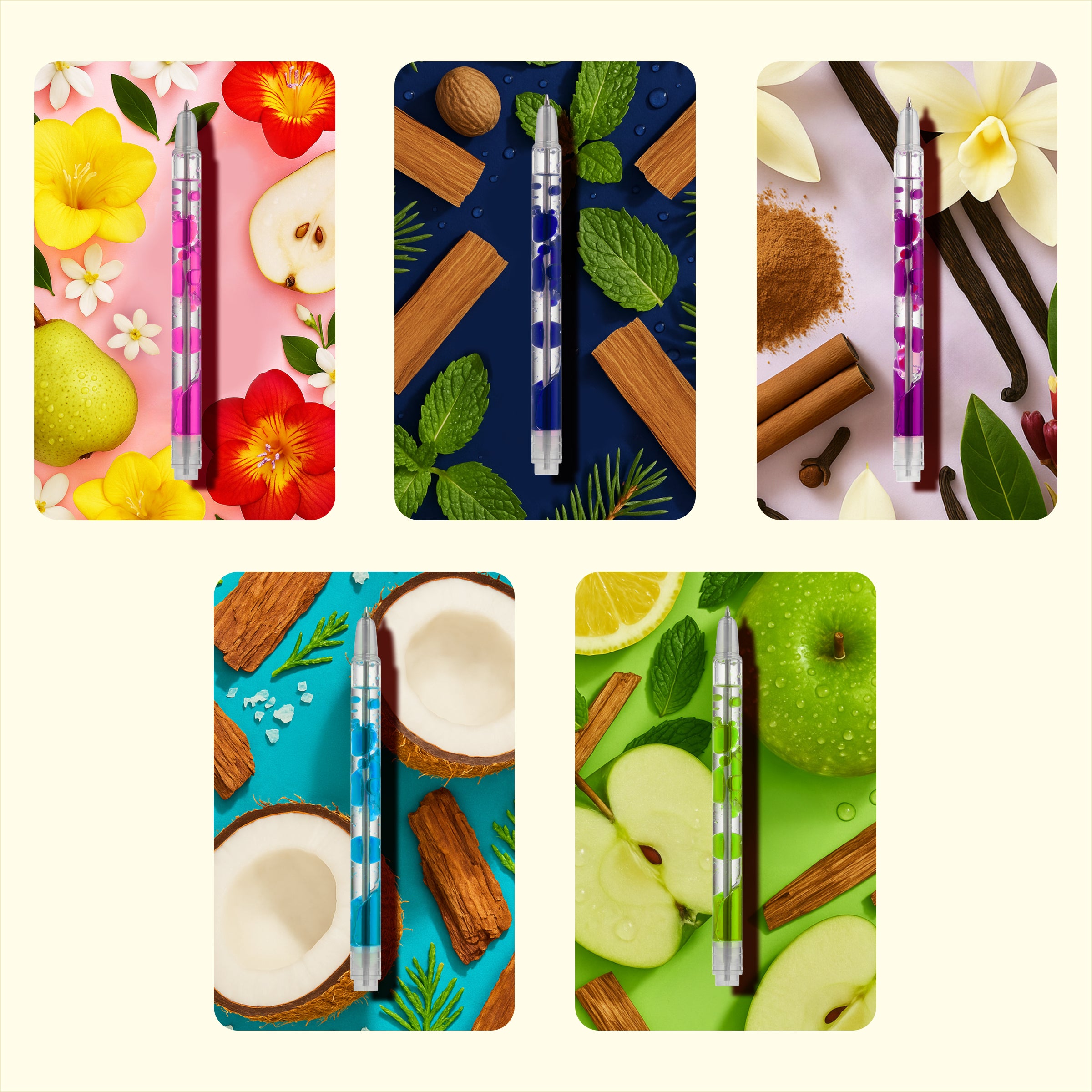 Scented Lava Pen 5-Pack -  Brights