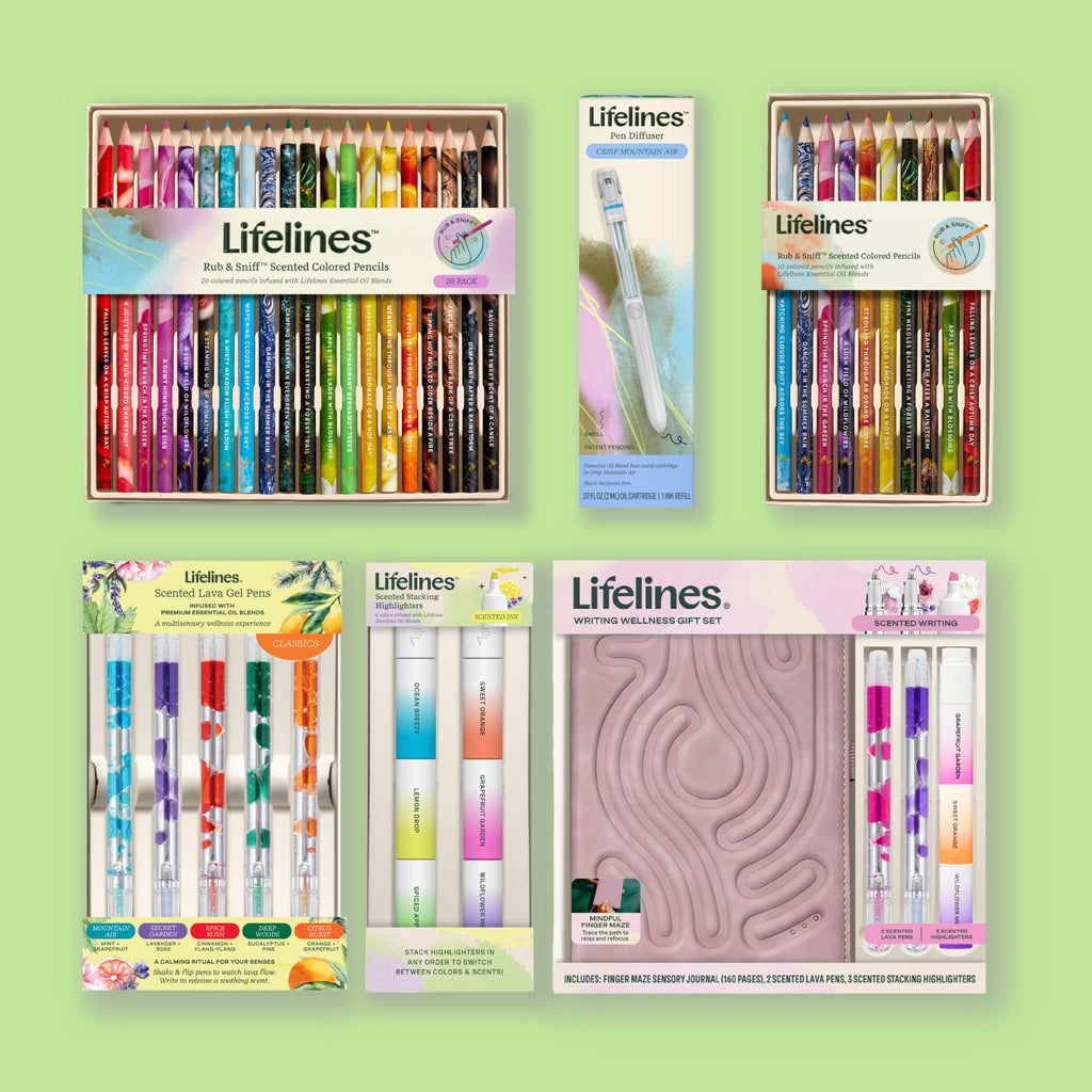 Writing Wellness Journal Set - Blue