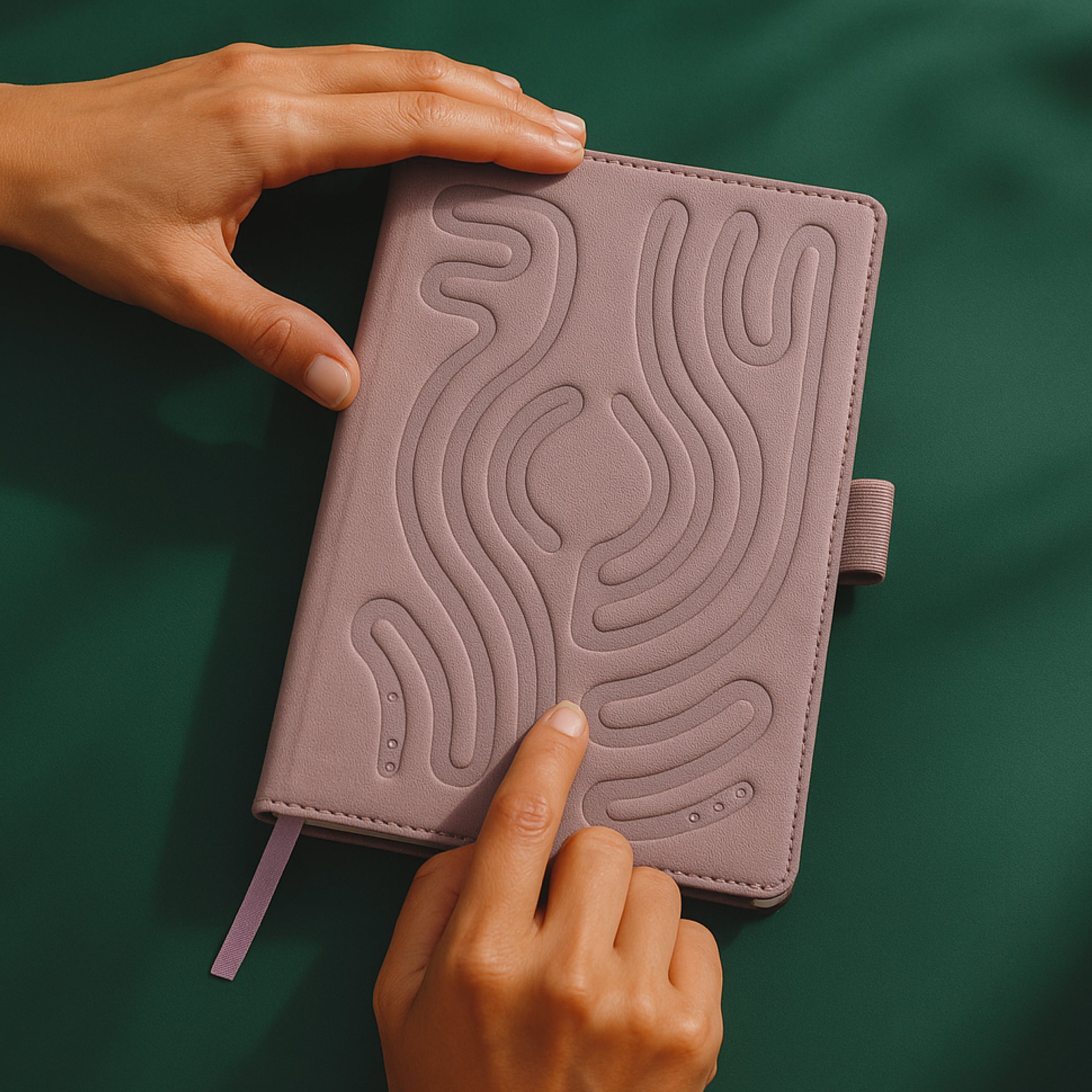 Writing Wellness Journal Set - Dusty Pink