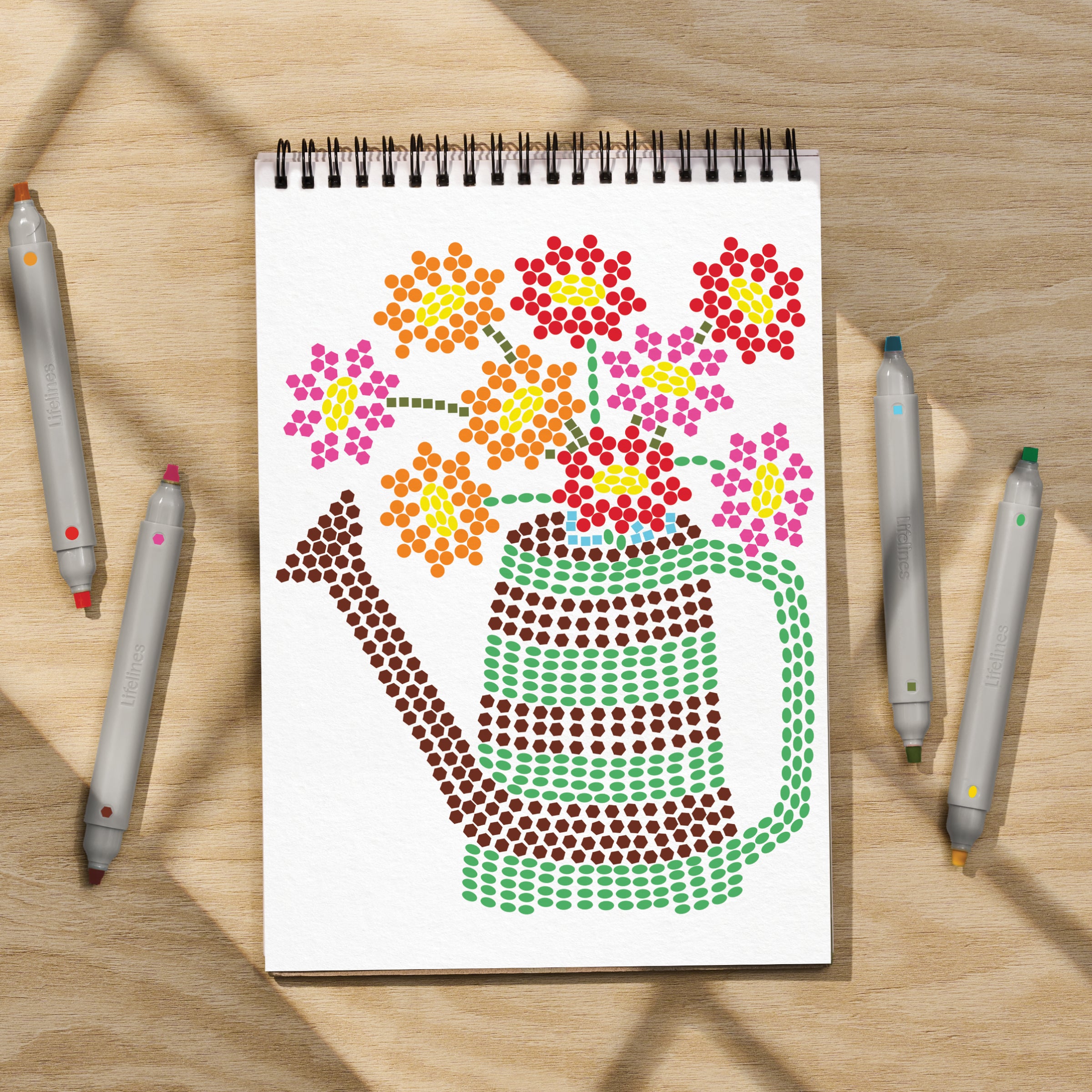 FlowArt® - Stamp By Shape, Secret Garden