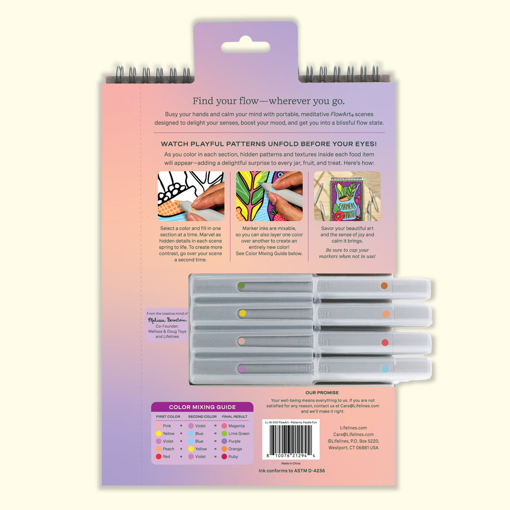 FlowArt® - Hidden Patterns, Foodie Fun