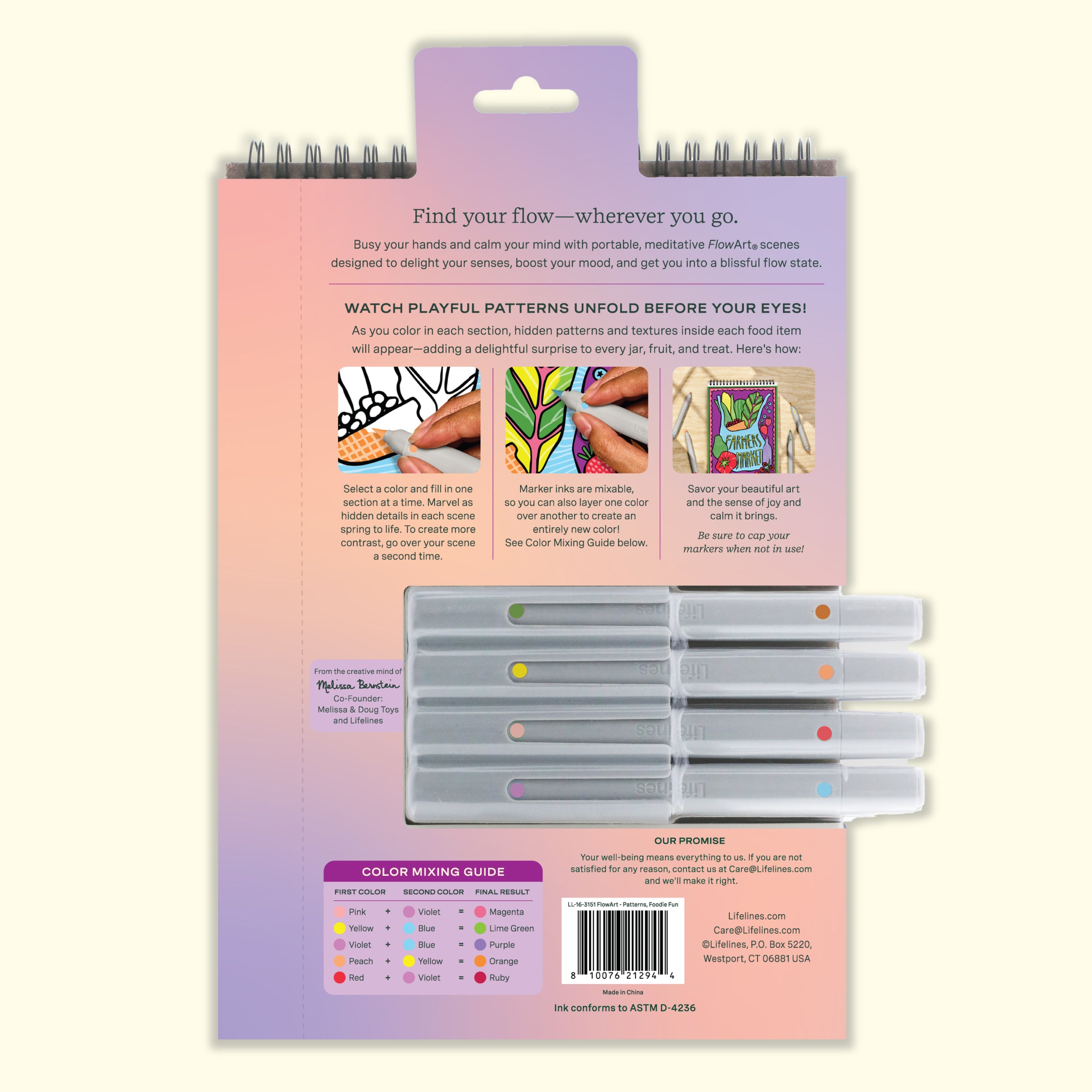 FlowArt® - Hidden Patterns, Foodie Fun