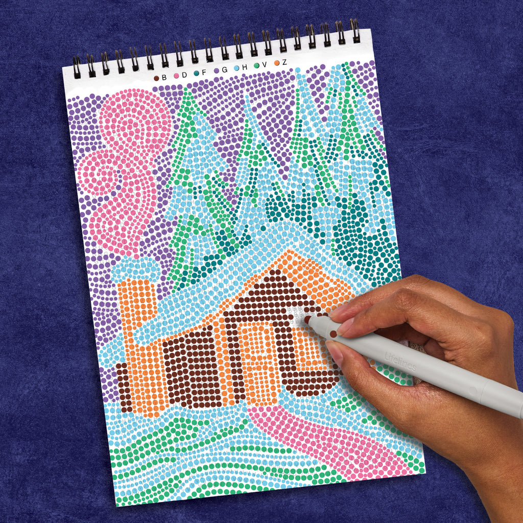 FlowArt® - Dot-By-Letter, Snowed In (LIMITED EDITION)