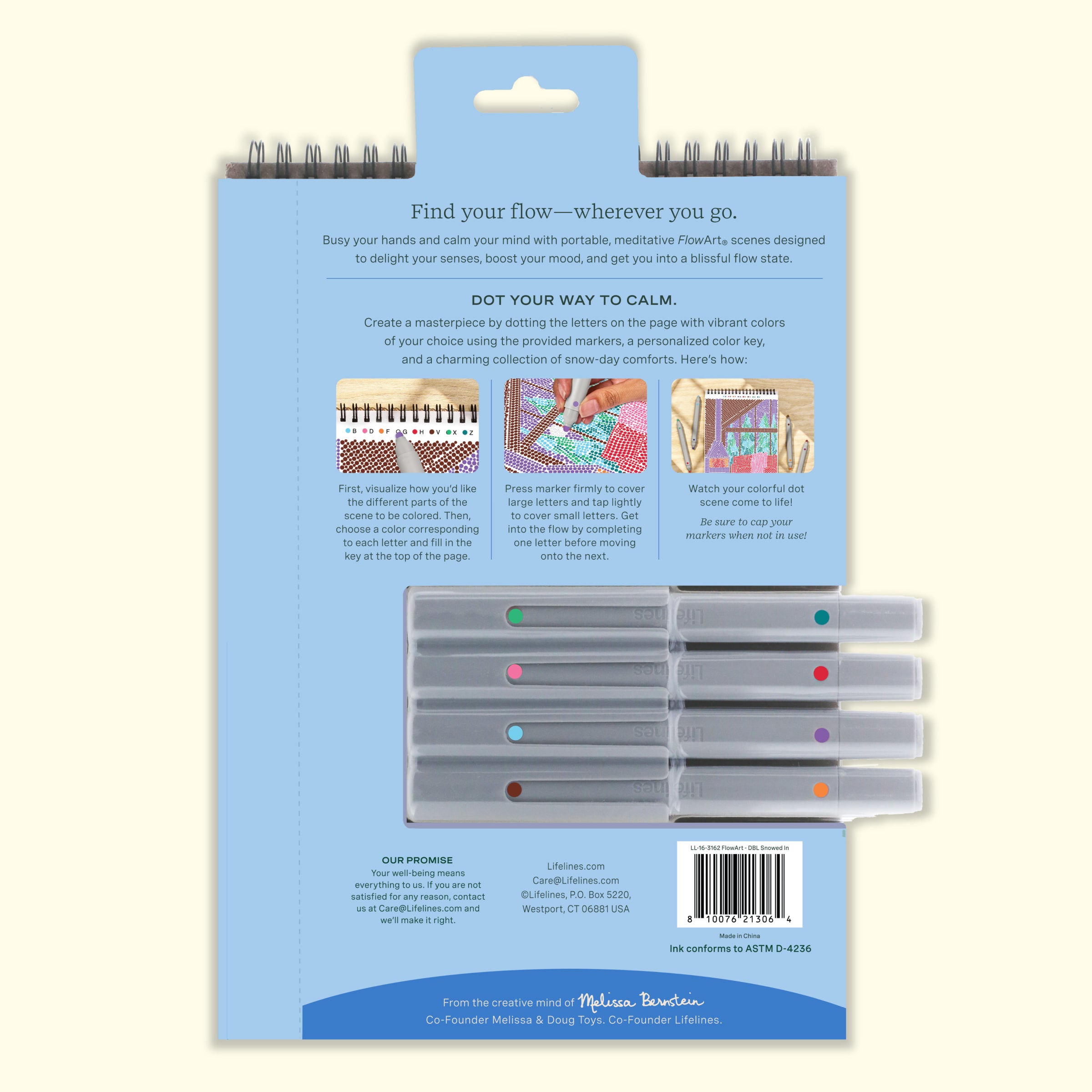 FlowArt® - Dot-By-Letter, Snowed In (LIMITED EDITION)