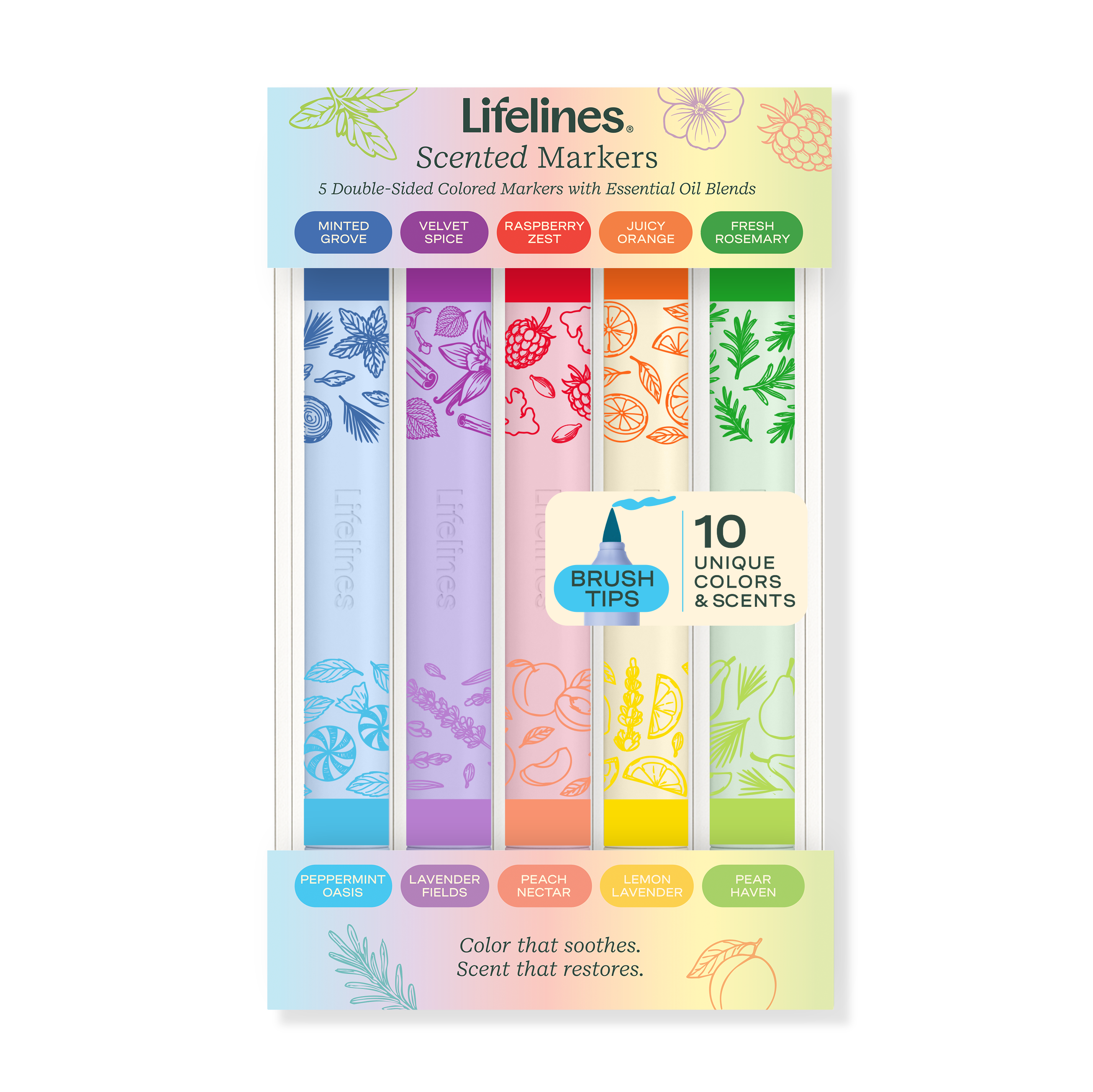 Scented Markers - 10 Colors