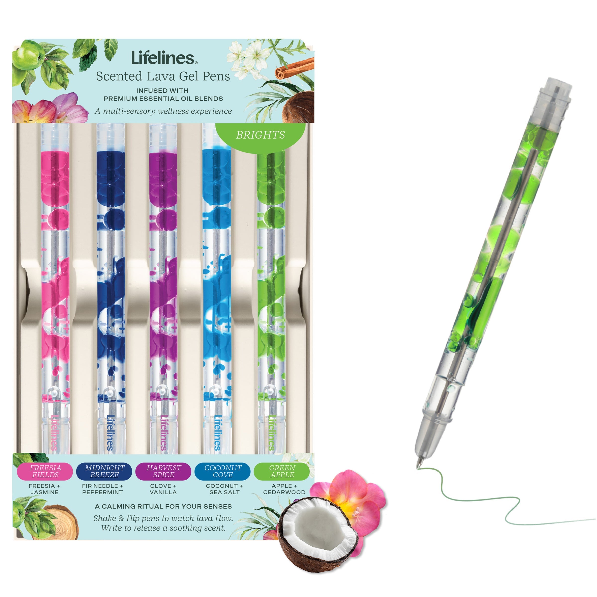 Scented Lava Pen 5-Pack -  Brights