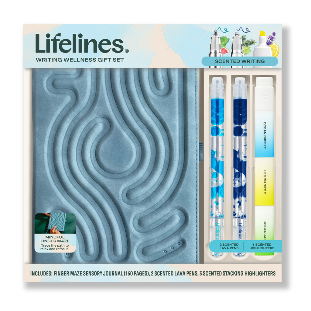 Writing Wellness Journal Set - Blue