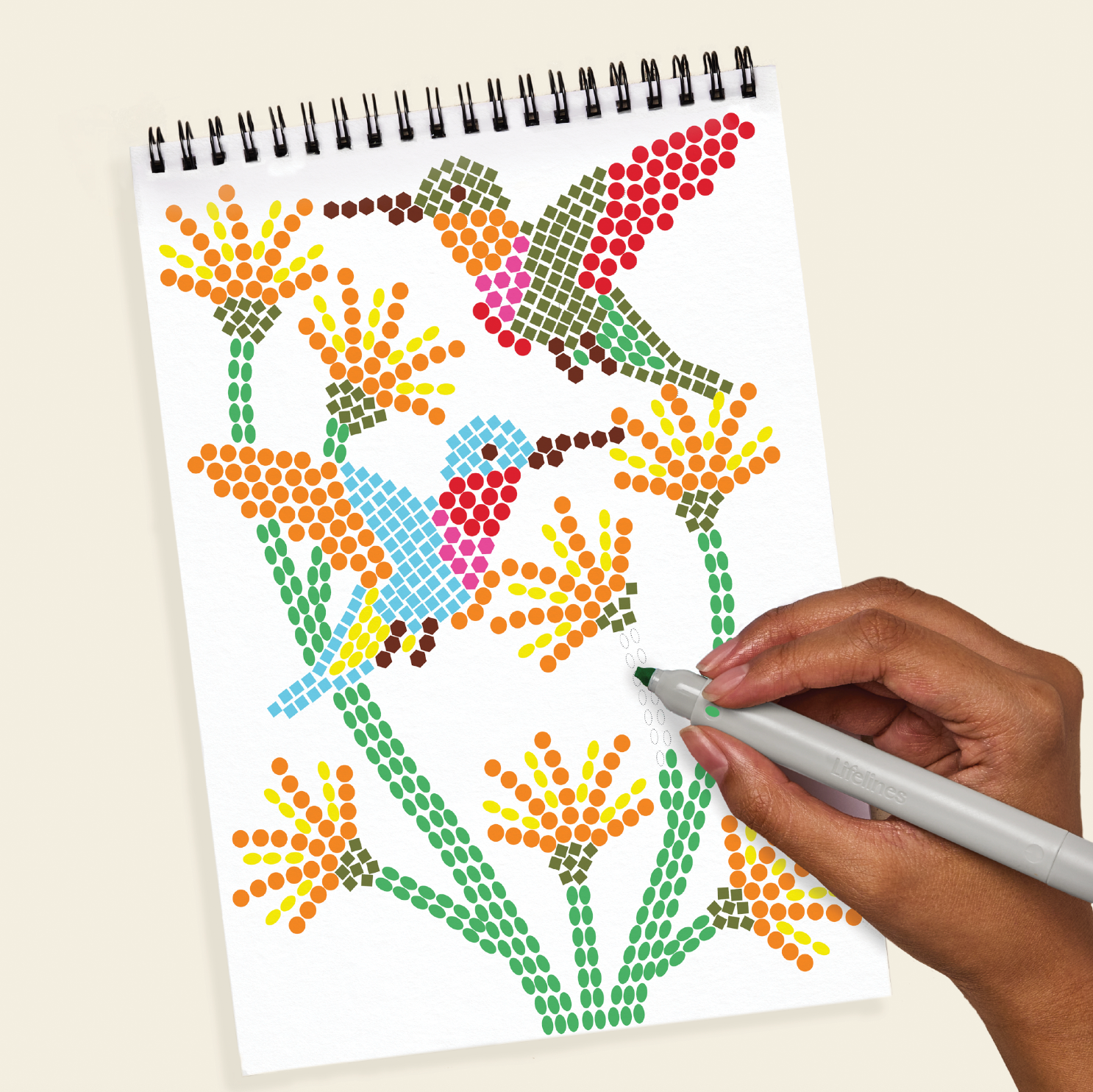 FlowArt® - Stamp By Shape, Secret Garden